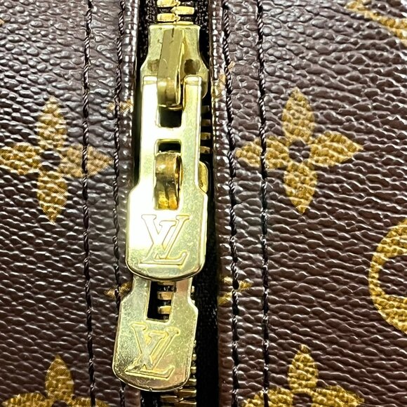 Authentic Louis Vuitton Trouville Monogram Brown Satchel Top Handle w Du… - Picture 4 of 16